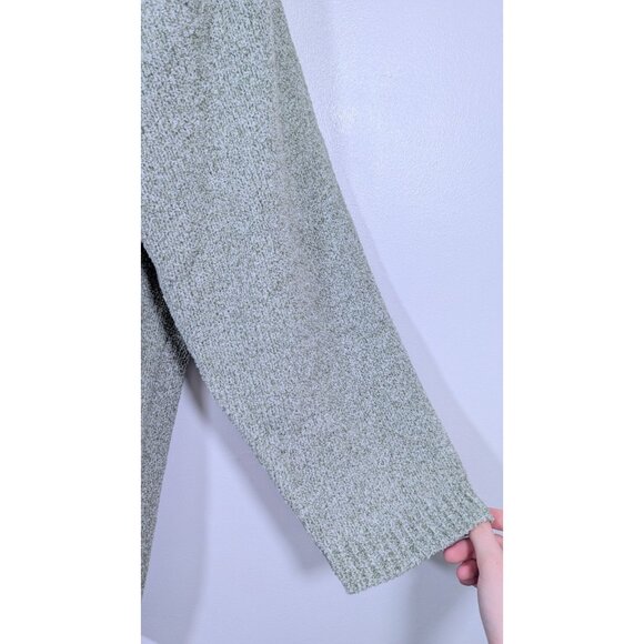 Denim And Co Womens 2X Green Knit Cardigan Sweater Button Knit QVC - Picture 3 of 5